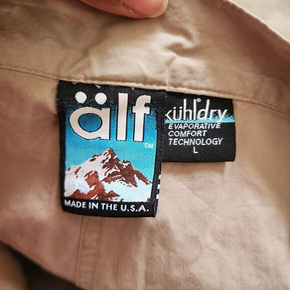 Kuhl Shorts Womens Large Tan High Waist Pleated Front Vintage alf USA Made - Picture 3 of 8